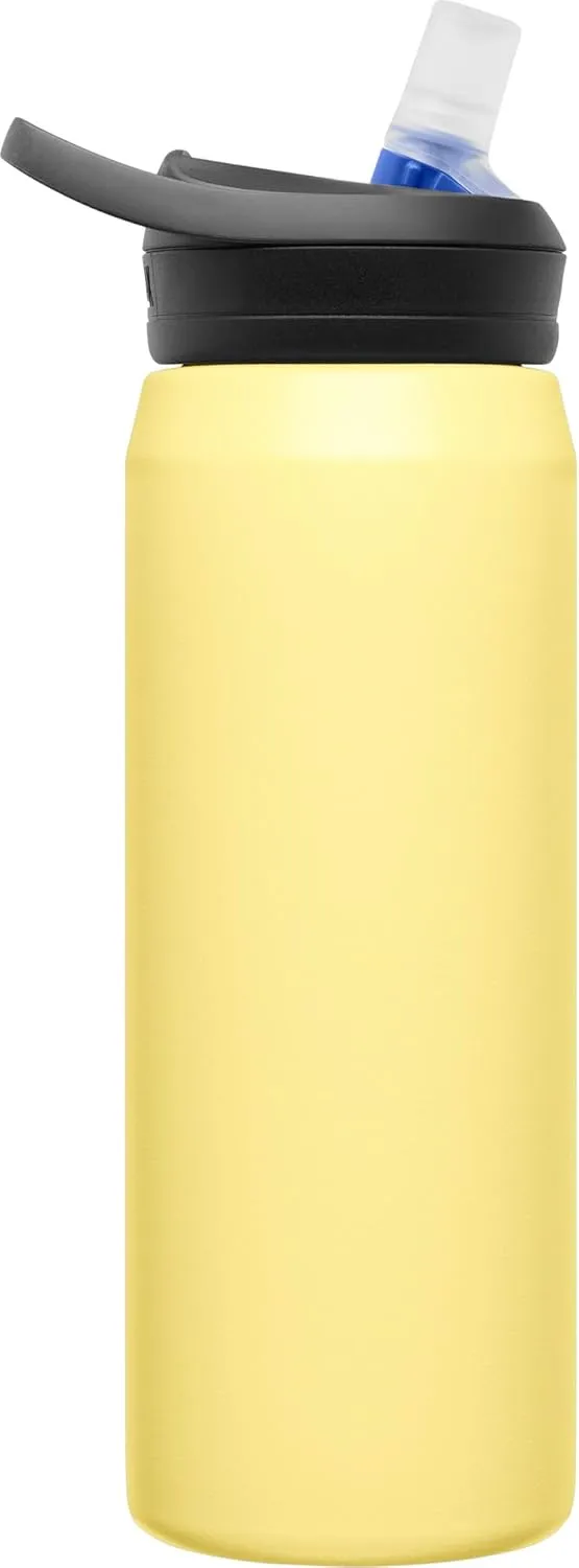 CamelBak Eddy  Insulated Stainless Steel Bite Valve Straw Water Bottle Warm Sun, 25oz