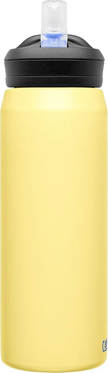 CamelBak Eddy  Insulated Stainless Steel Bite Valve Straw Water Bottle Warm Sun, 25oz