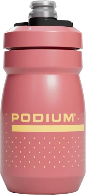 CamelBak Podium 15oz Bike Water Bottle - Easy Squeeze Bottle - Fits Most Bike Cages, Coral Sunset