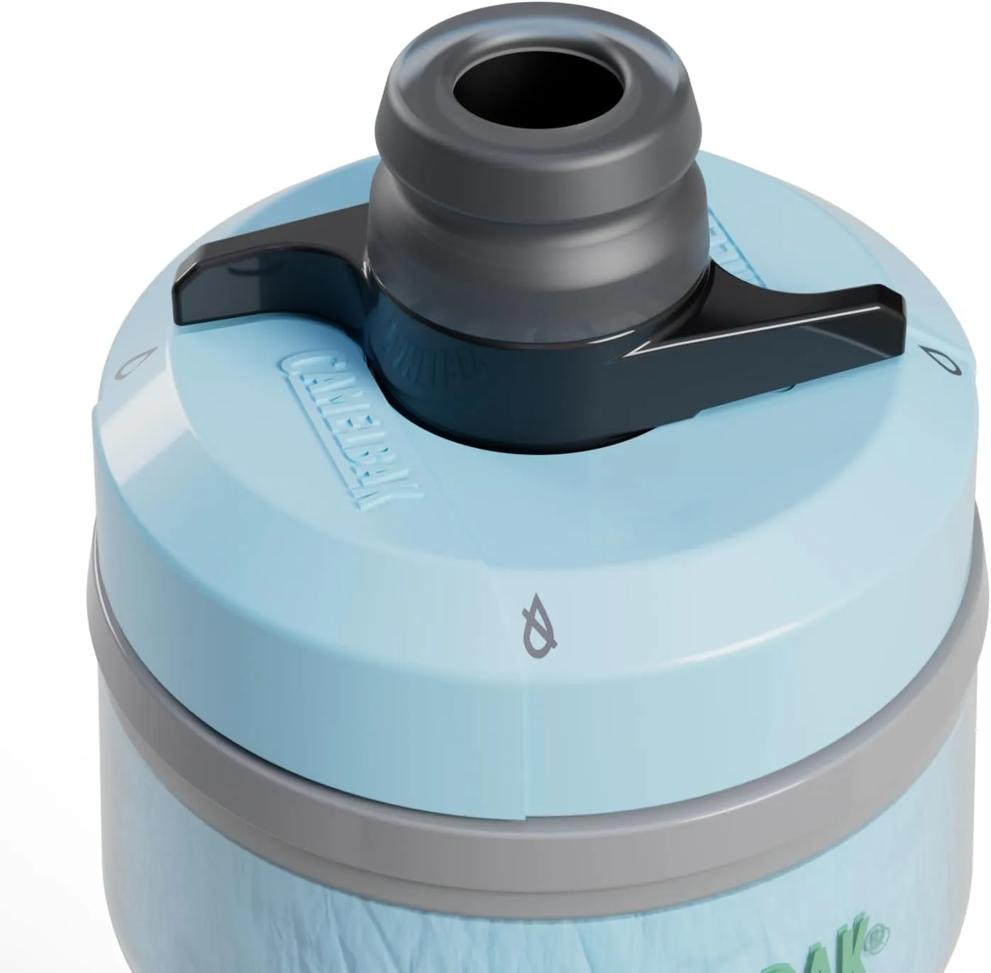 CamelBak Podium Chill Insulated 21oz Bike Water Bottle - Easy Squeeze Bottle - Fits Most Bike Cages, Crystal Blue