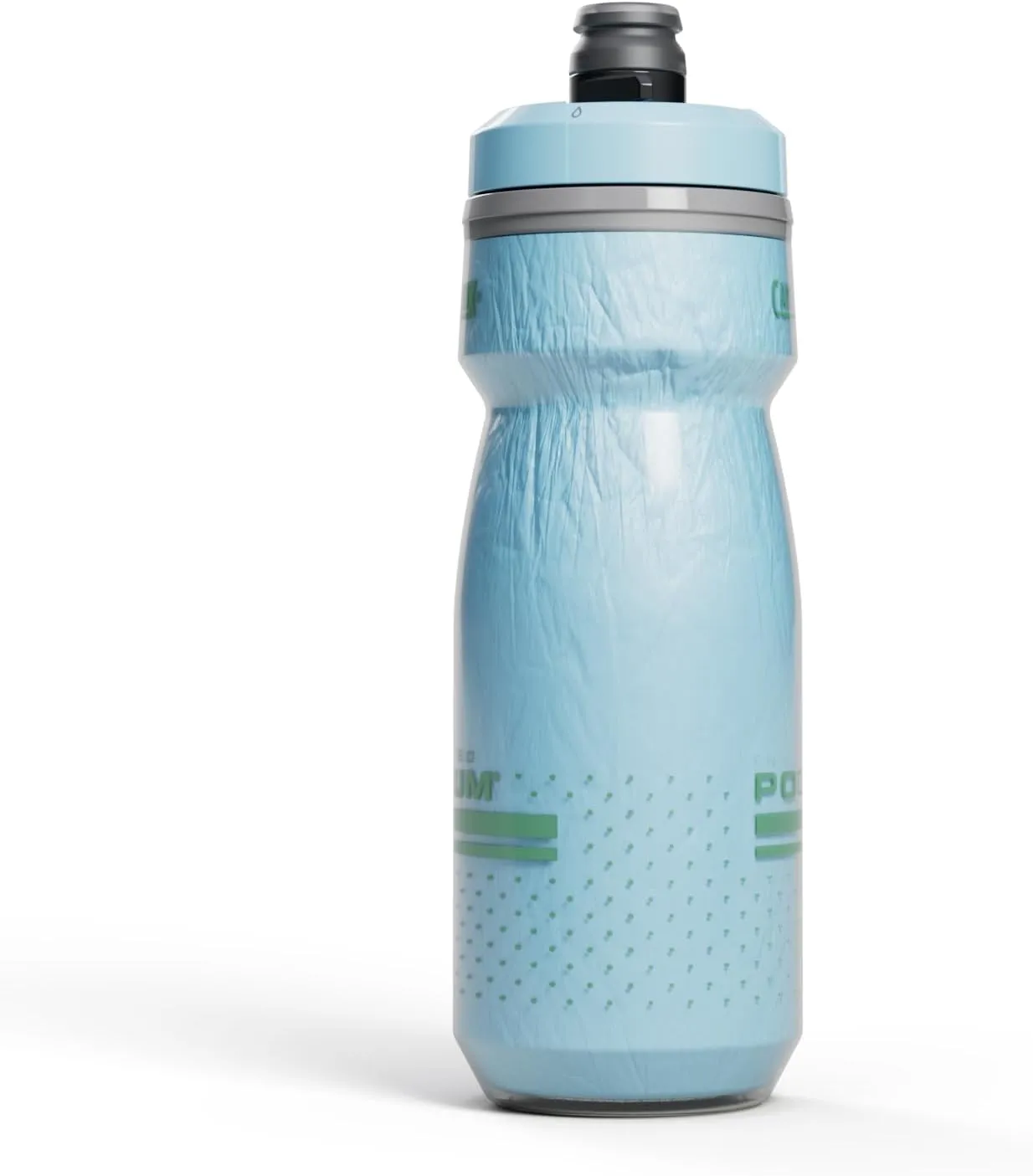 CamelBak Podium Chill Insulated 21oz Bike Water Bottle - Easy Squeeze Bottle - Fits Most Bike Cages, Crystal Blue