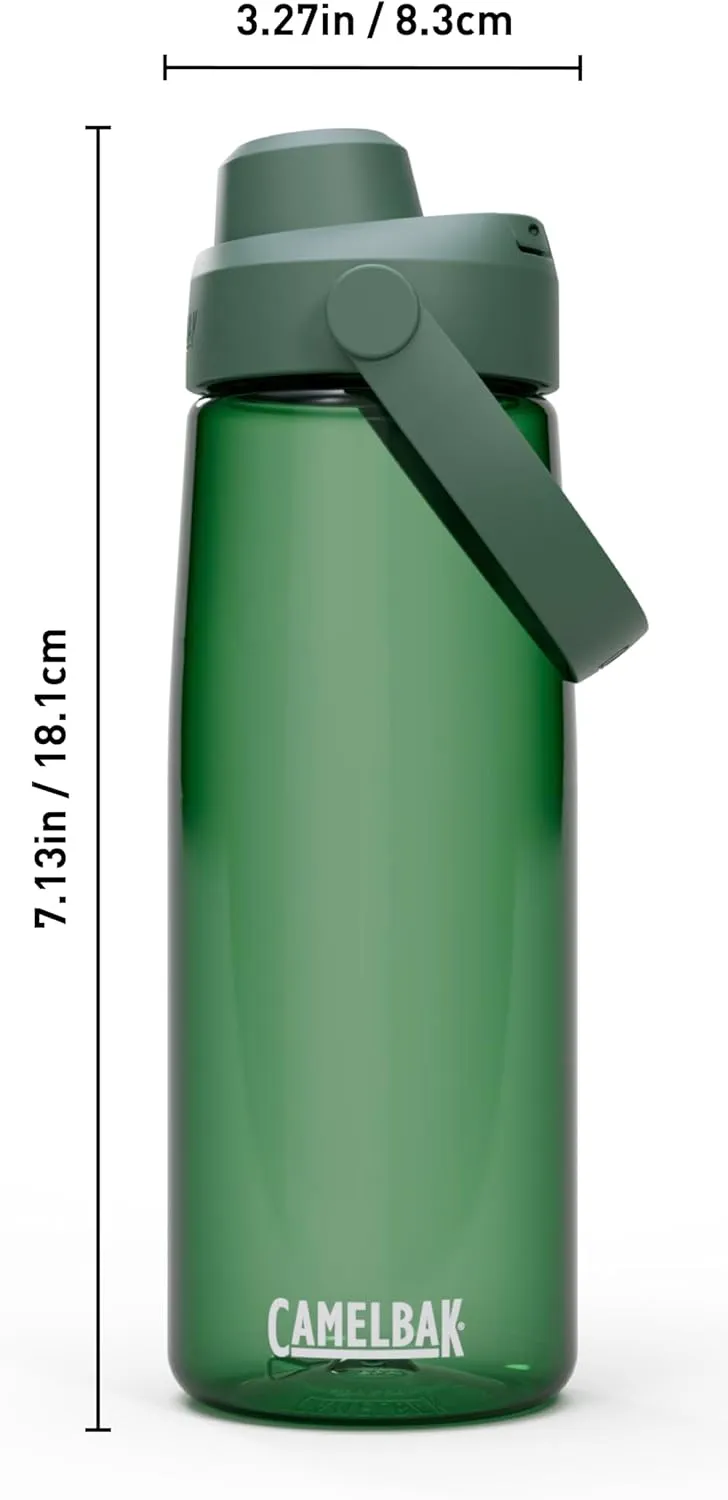 CamelBak Thrive Chug 25oz Water Bottle with Tritan Renew - Leak Proof Lid, Forest Green