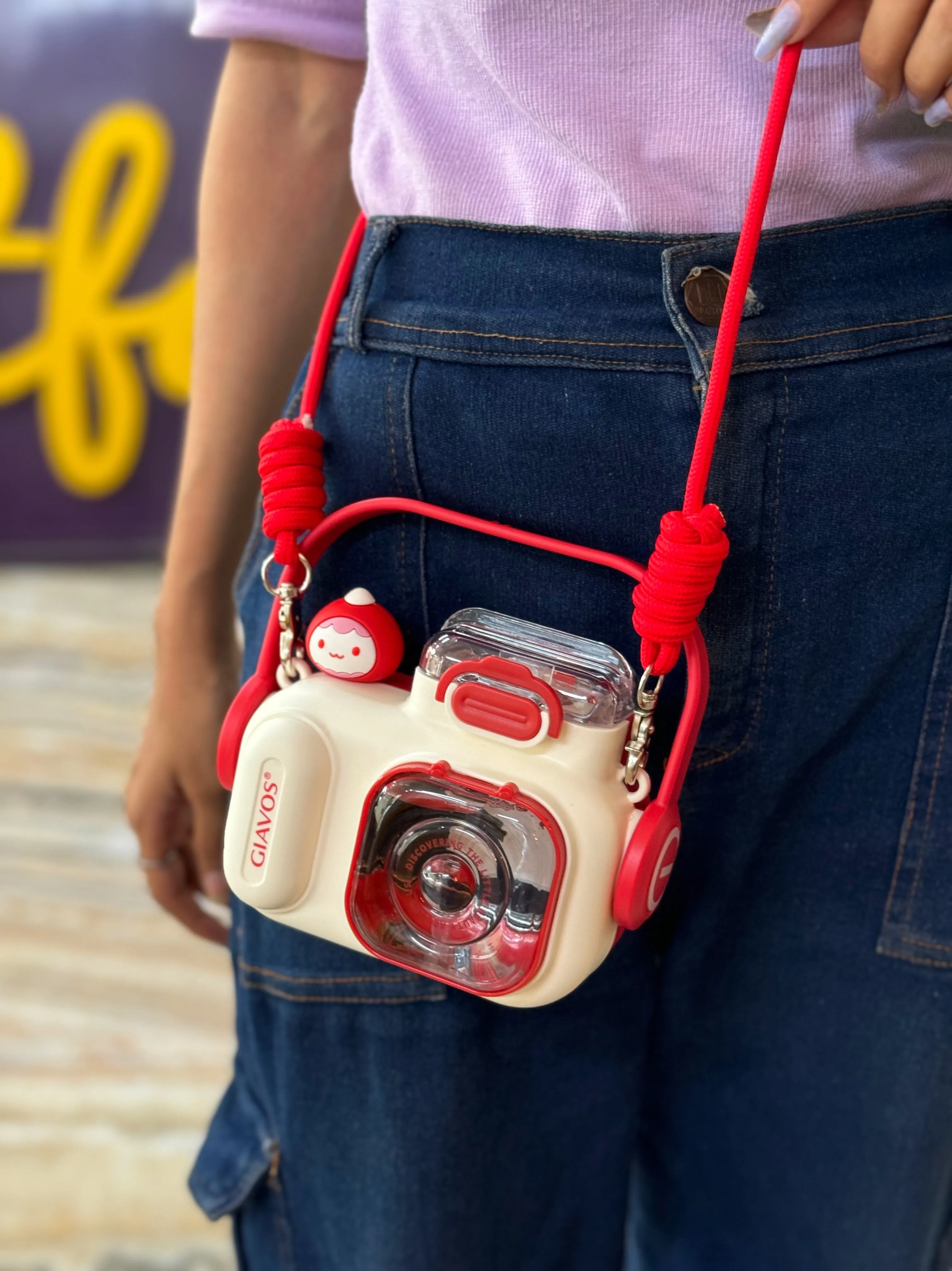 Camera Sip Sling Bottle (BPA FREE)