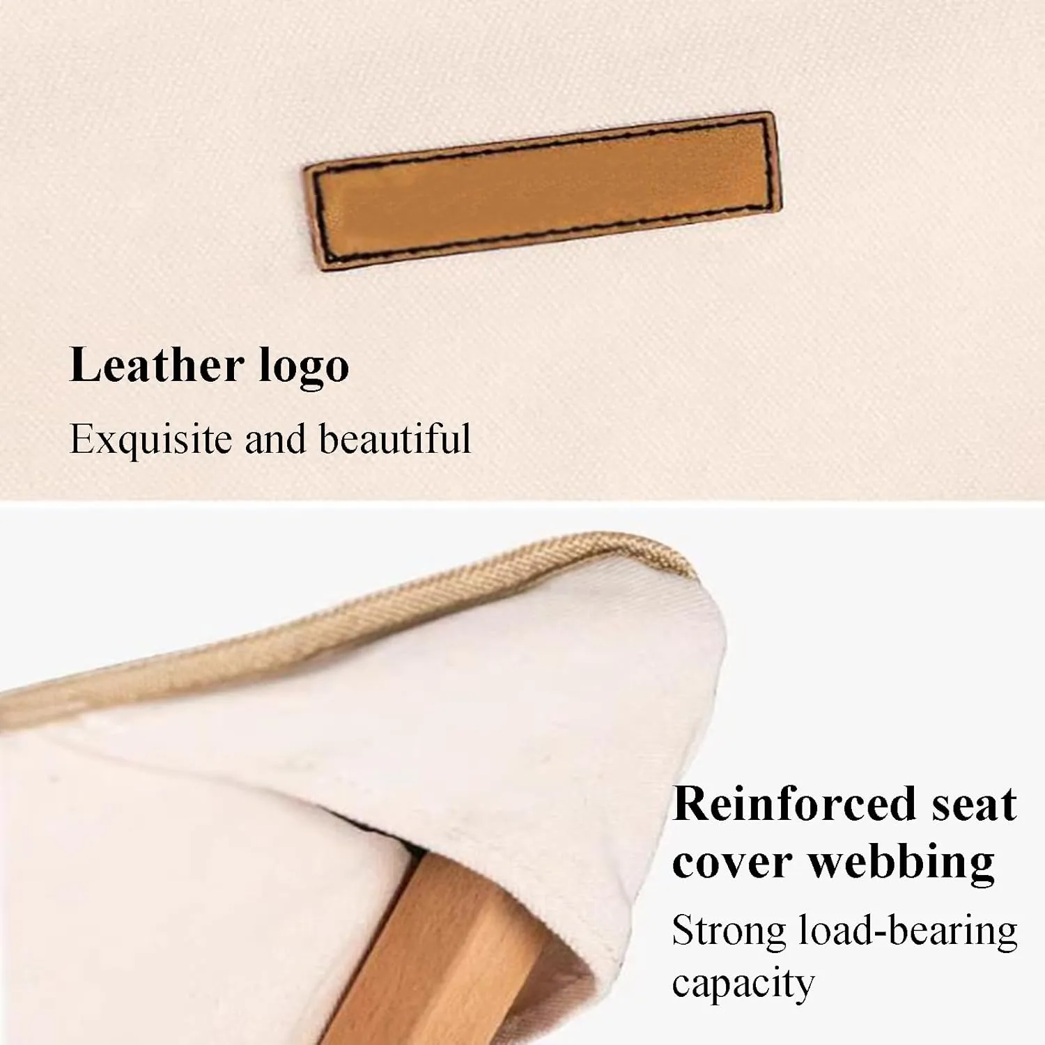 Camping Chairs for Adults Wooden Chair e Picnic Folding Camp Lightweight with Mesh Pocket & Carrying Bag