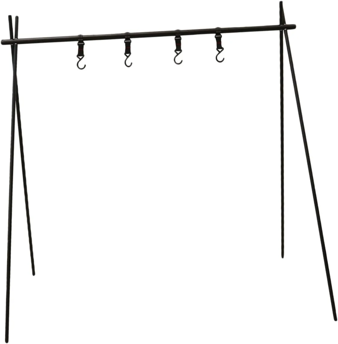 Camping Clothes Drying Rack Tripod Portable Camping Organizing Shelf Folding Aluminum Alloy