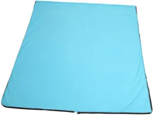 Camping Fleece Outdoor for Cool Weather Hiking Travel Lightweight with Storage Bag Sky Blue