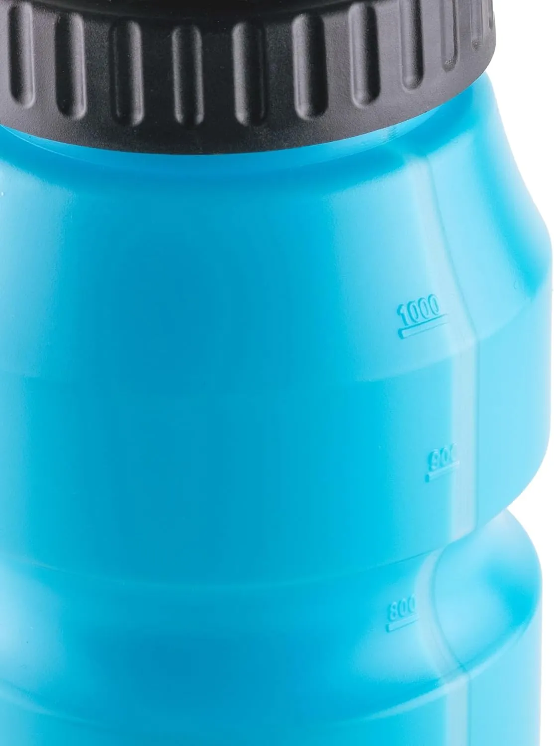 Cannon Sports 1 Liter Sports Water Bottle, BPA-Free, 34 Oz Capacity, Large Mouth, 2 lids (Straw and Squeeze), Great For Helmet Sports Such As Hockey, Lacrosse, Football, Boxing (6 Pack) (Light Blue)
