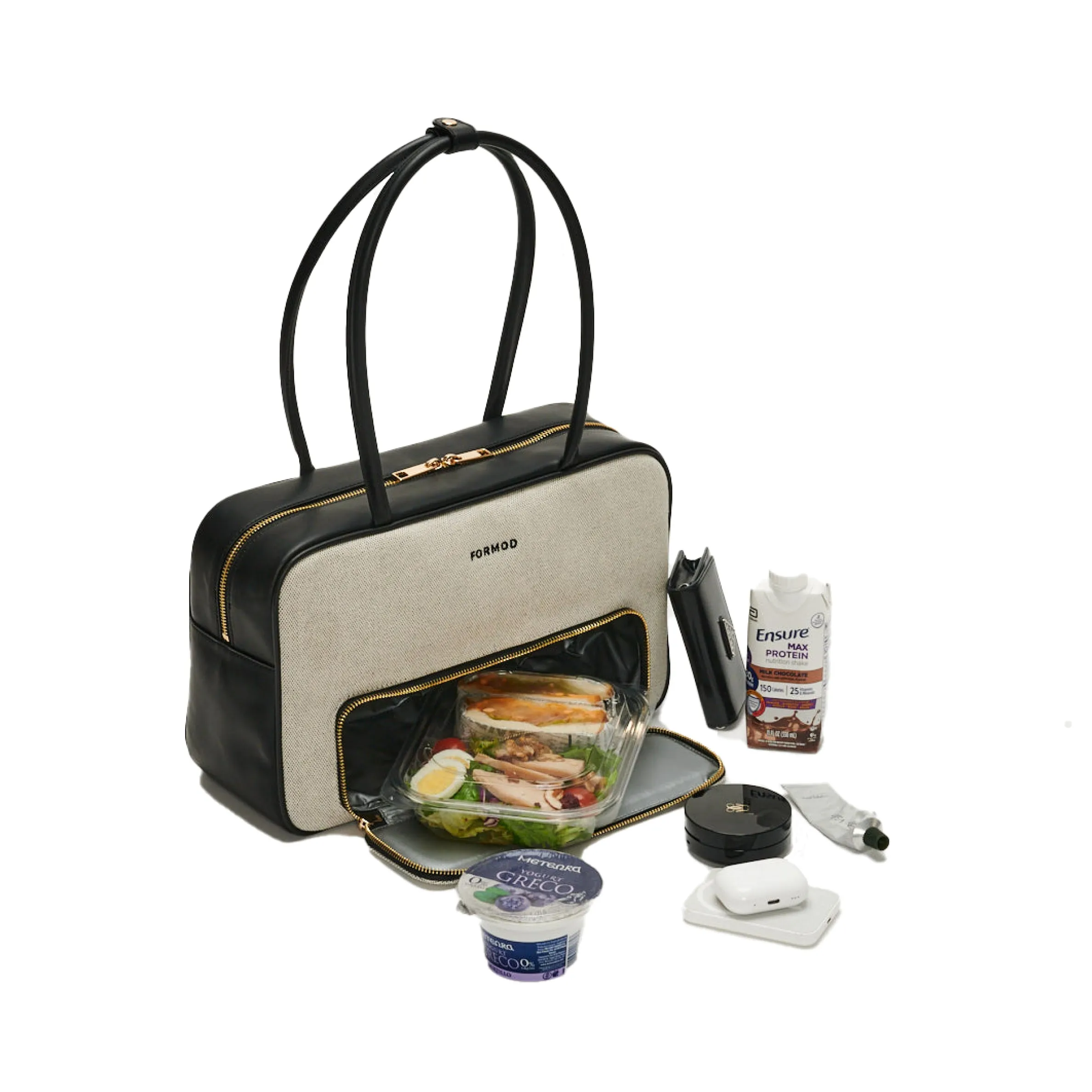 Canvas Boston Bag (BLACK)