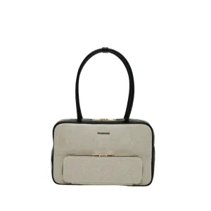 Canvas Boston Bag (BLACK)