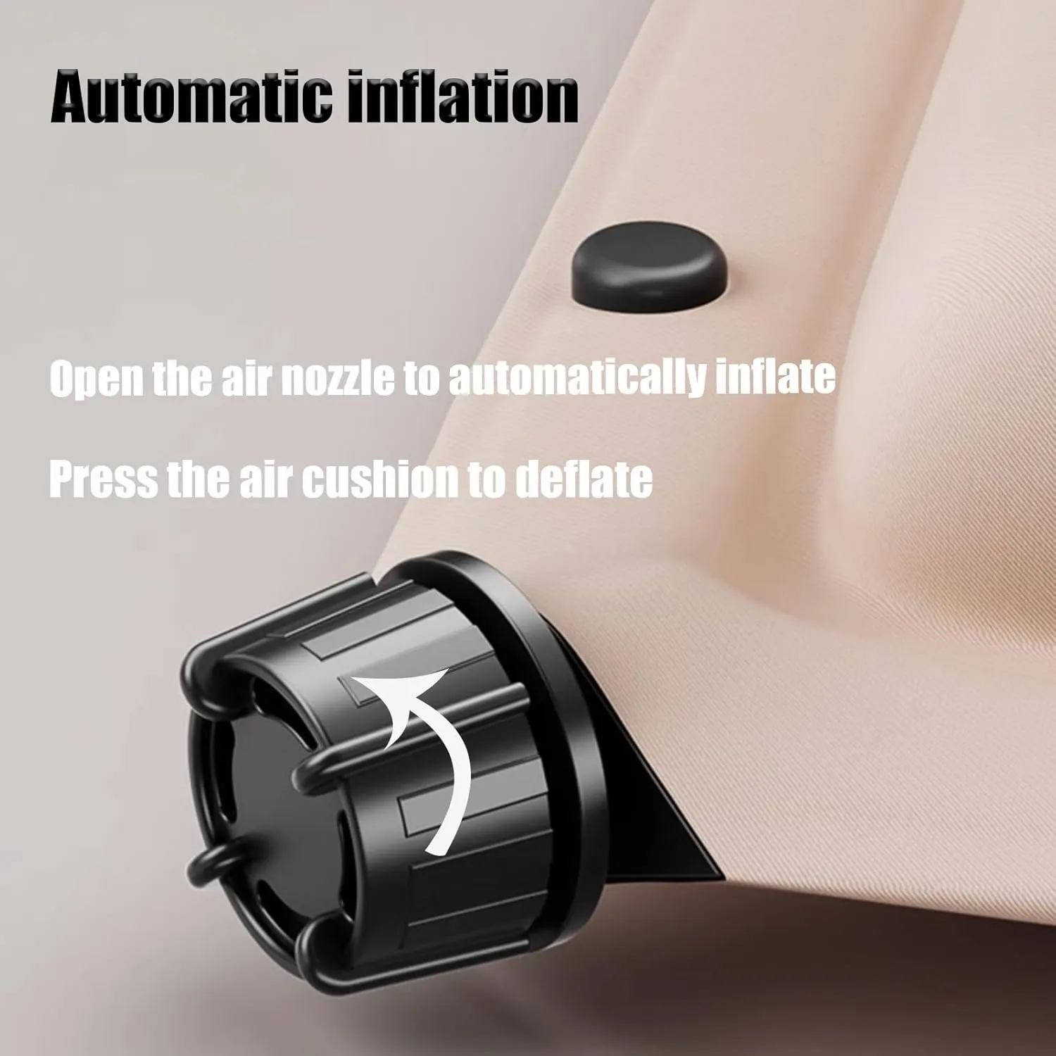 Car Air Mattress Foldable for Audi RS4 B5 RS 4 Avant (Type 8D) 1999-2001 Back Seat Camping Bed Breathable Airbed Auto-Inflation Without Air Pump SUV Portable Sleeping Pad,Beige Single