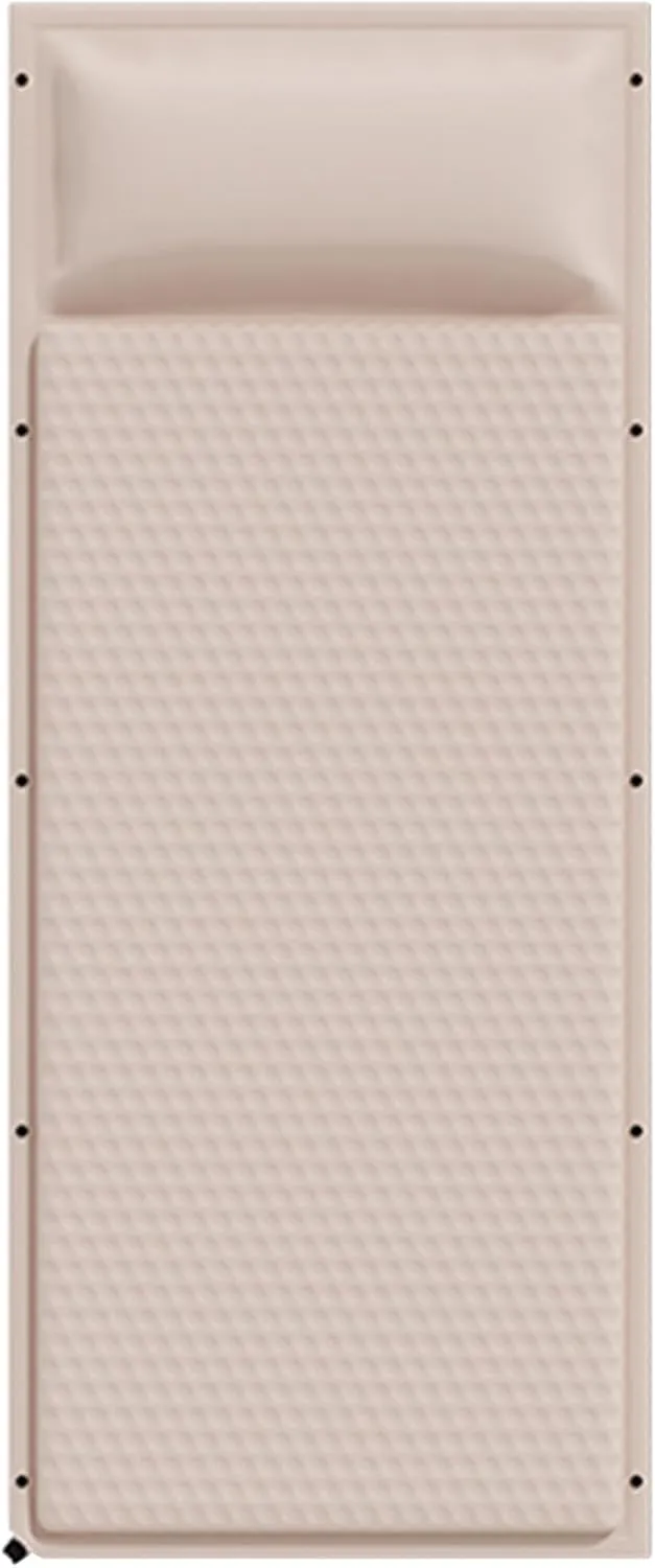 Car Air Mattress Foldable for Audi RS4 B5 RS 4 Avant (Type 8D) 1999-2001 Back Seat Camping Bed Breathable Airbed Auto-Inflation Without Air Pump SUV Portable Sleeping Pad,Beige Single