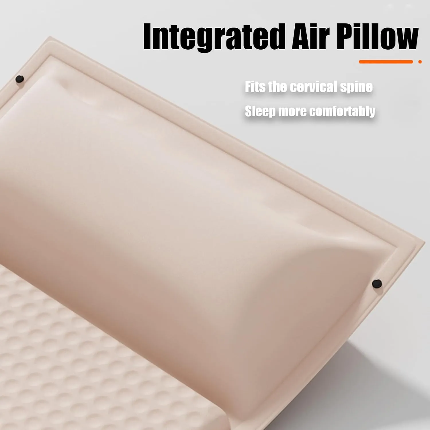 Car Air Mattress Foldable for Audi RS4 B5 RS 4 Avant (Type 8D) 1999-2001 Back Seat Camping Bed Breathable Airbed Auto-Inflation Without Air Pump SUV Portable Sleeping Pad,Beige Single