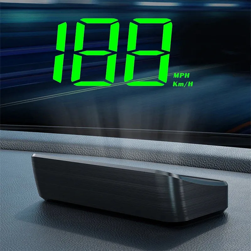 Car HUD GPS Speedometer – Digital Windshield Speed Display KM/H
