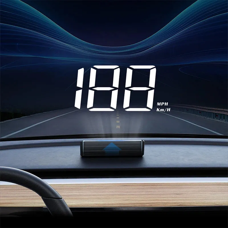 Car HUD GPS Speedometer – Digital Windshield Speed Display KM/H
