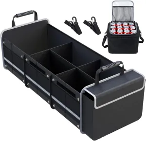 Car Trunk Organizers for Alfa Romeo Giulia/Junior/Stelvio/Tonale/Giulietta/Giulia GT, Pack Portable Insulation Cooler Bag, Washable Car Storage Bag, Insulated Leak Proof Cooler Bag