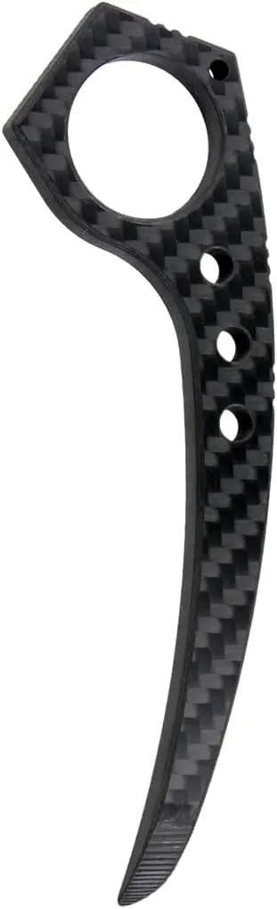 Carbon Fiber Claw Knife, Tactical EDC Tool, Pocket Fixed Blade, Combat Trainer Tool, No Cutting Edge, for Practice Training and Play, Gifts for Adults Teens (Carbon Fiber 3K)