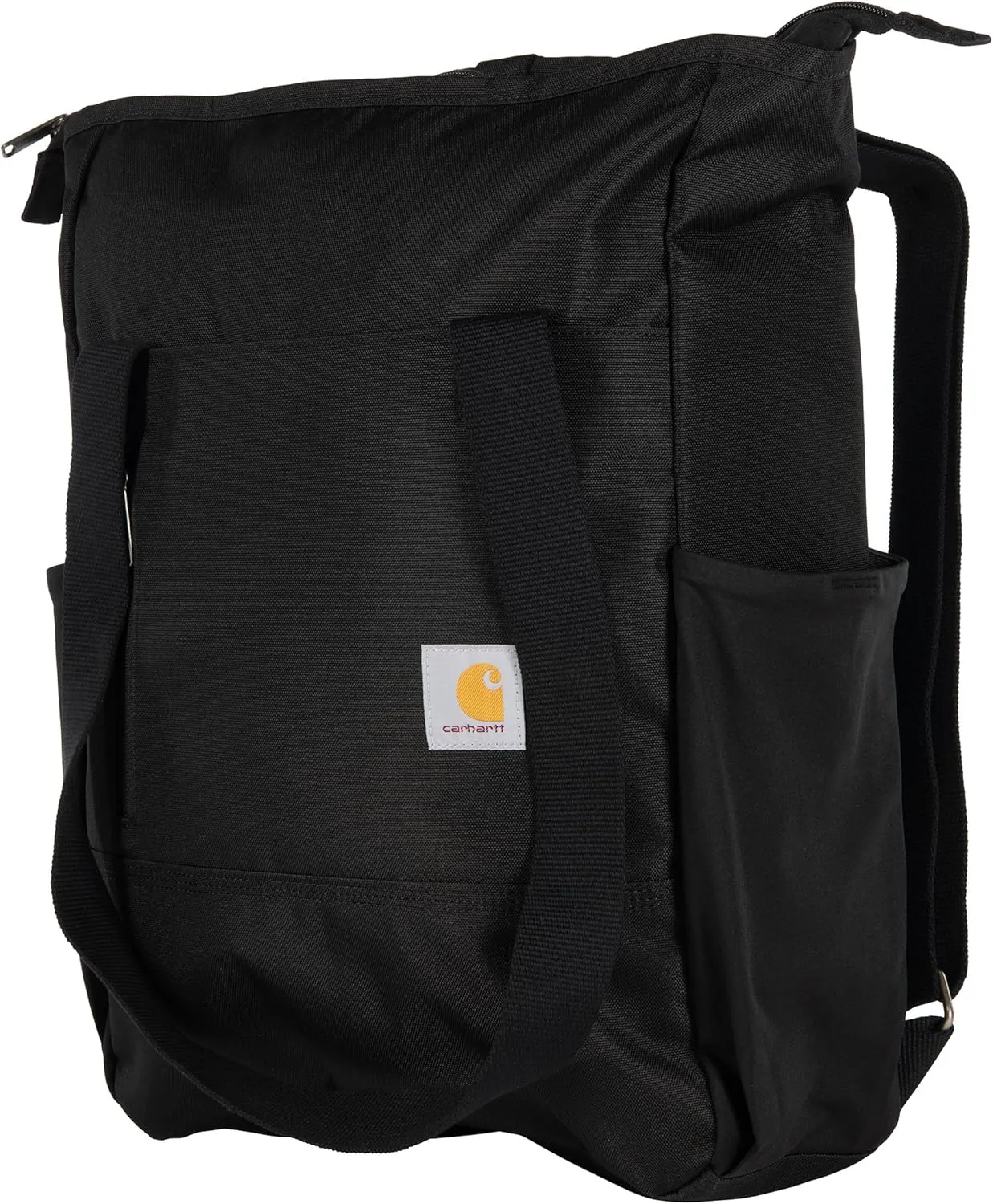 Carhartt Classic Convertible Backpack Tote, Durable Water Repellent Material W/ 17" Laptop Sleeve, Black