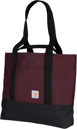 Carhartt Classic Vertical Open Tote Bag, Durable Water Repellent Material W/Hand and Shoulder Straps