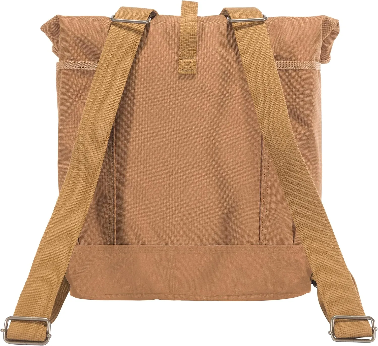 Carhartt Convertible Backpack Tote, Durable Tote Bag with Adjustable Backpack Straps and Laptop Sleeve, Carhartt Brown