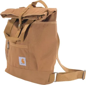 Carhartt Convertible Backpack Tote, Durable Tote Bag with Adjustable Backpack Straps and Laptop Sleeve, Carhartt Brown