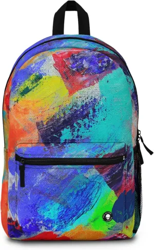 Cascade of Colors: An Abstract Symphony - The Alien Backpack