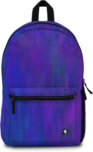 Cascade of Midnight: A Symphony in Blue and Violet - The Alien Backpack