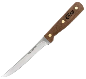 *Case Cutlery Boning 6", Walnut handle, Stainless Steel. XX635 Pattern