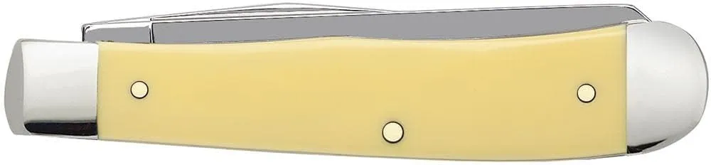 Case WR XX Pocket Knfie Synthetic Handle with Chrome Vanadium Blades Trapper 4 1/8 inches Closed