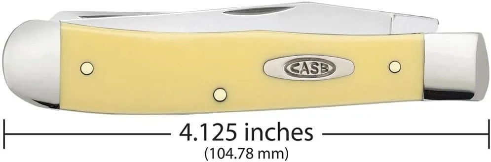 Case WR XX Pocket Knfie Synthetic Handle with Chrome Vanadium Blades Trapper 4 1/8 inches Closed