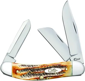Case WR XX Pocket Knife 6.5 Bonestag Sowbelly Item #65313 - (TB6.5339 SS) - Length Closed: 3 7/8 Inches