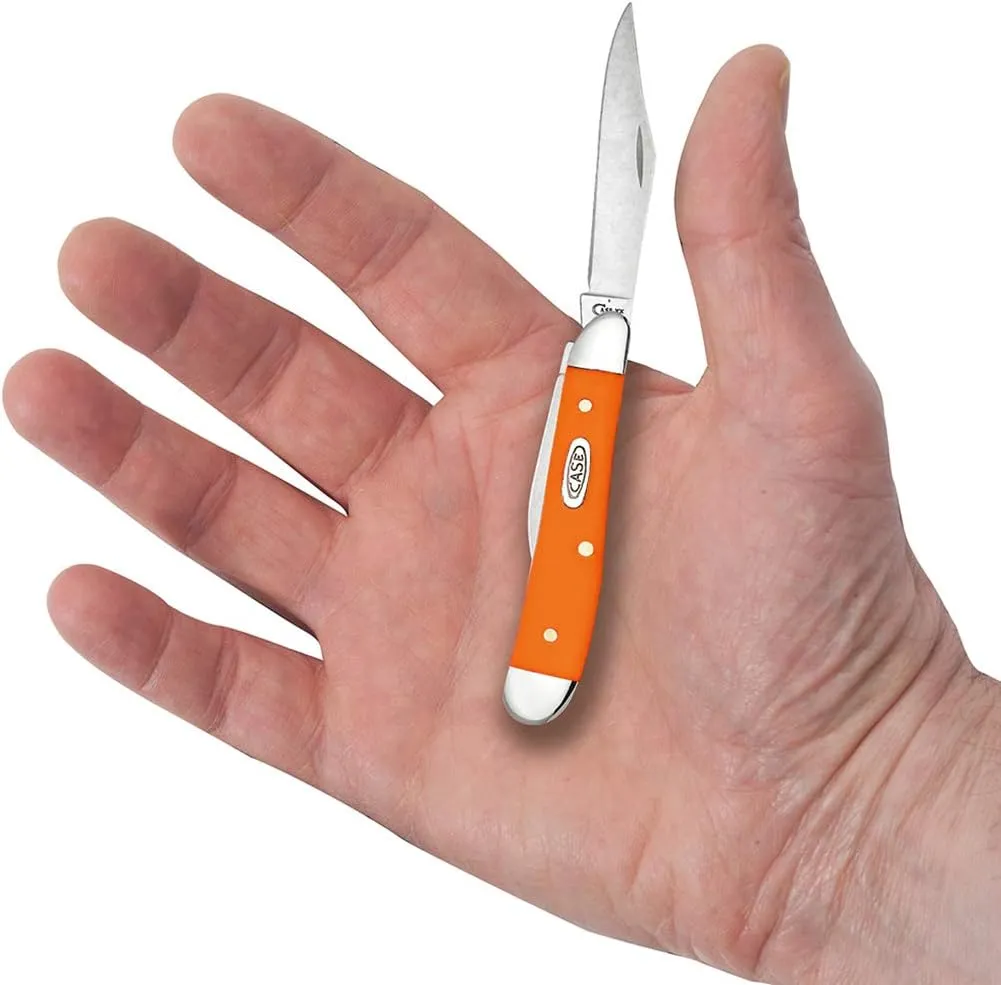 Case WR XX Pocket Knife Orange Synthetic Peanut Item #80504 - (4220 SS) - Length Closed: 2 7/8 Inches