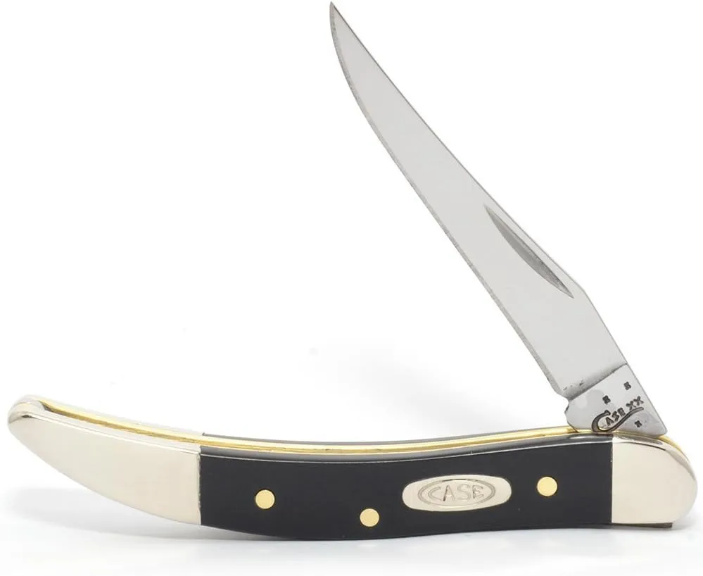 Case WR XX Pocket Knife Syntheic Handle with Stainless Steel Blades Small Texas Toothpick 3 Inches Closed