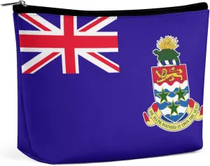 Cayman Lslands Flag Travel Cosmetic Bag Lightweight Makeup Organizer for Women