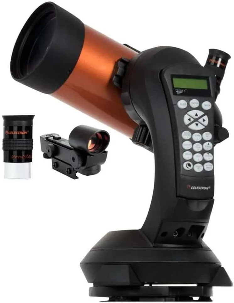 Celestron NexStar 4SE Computerized Telescope – 4-Inch Maksutov-Cassegrain Optical Tube – Fully Automated GoTo Mount with SkyAlign – Ideal for Beginners and Advanced Users – 40,000  Object Database