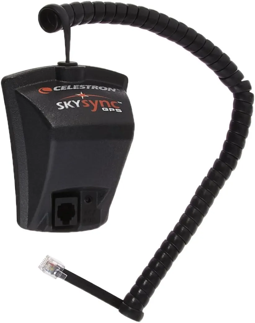 Celestron - NexStar 8SE Telescope - Computerized Telescope & SkyPortal WiFi Module - Control Your Celestron Computerized Telescope via Smartphone & SkySync Telescope GPS Accessory, Black (93969)