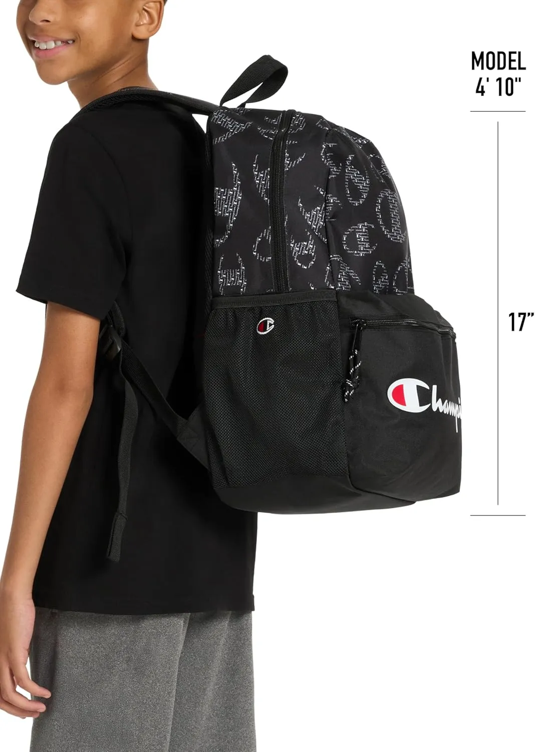 Champion Merit Backpack, Black, One Size