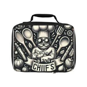 Chef Themed Insulated Lunch Bag - Perfect for Food Lovers & Culinary Enthusiasts