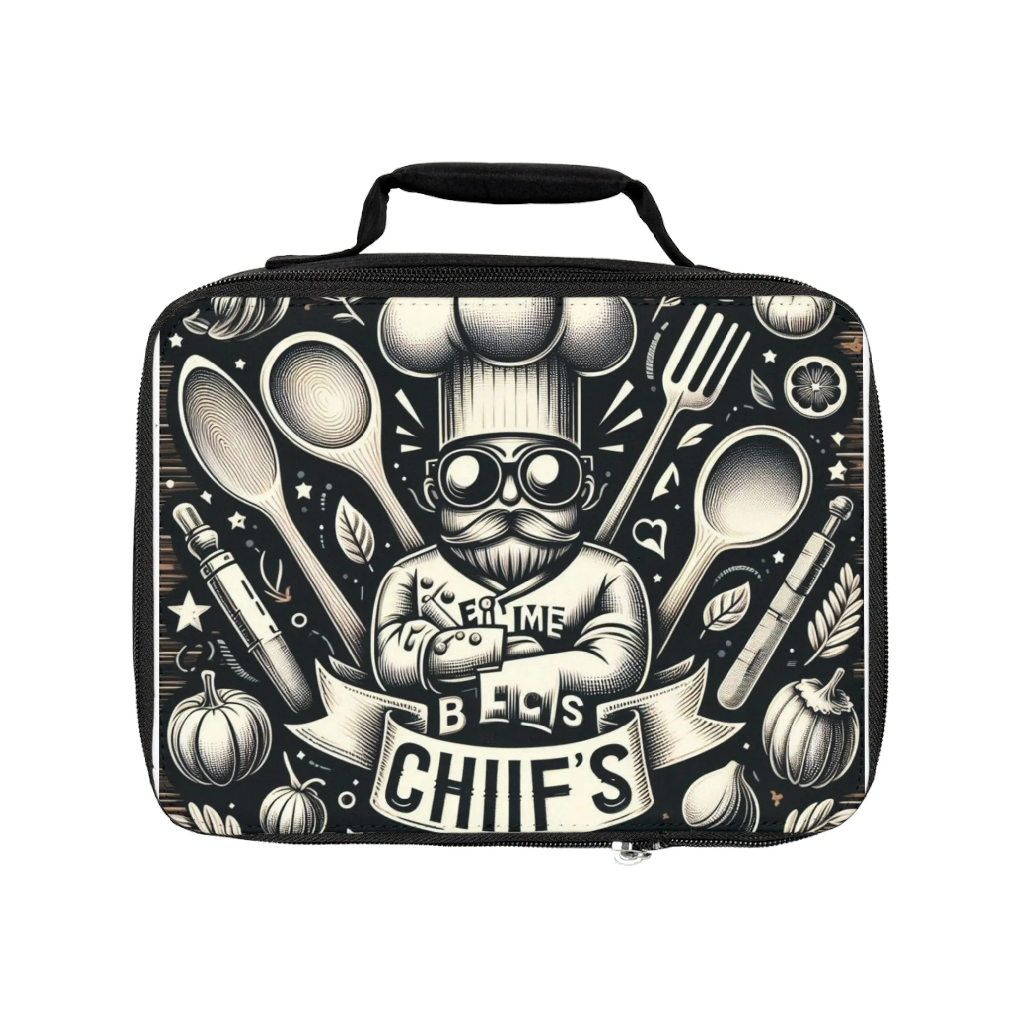 Chef Themed Insulated Lunch Bag - Perfect for Food Lovers & Culinary Enthusiasts