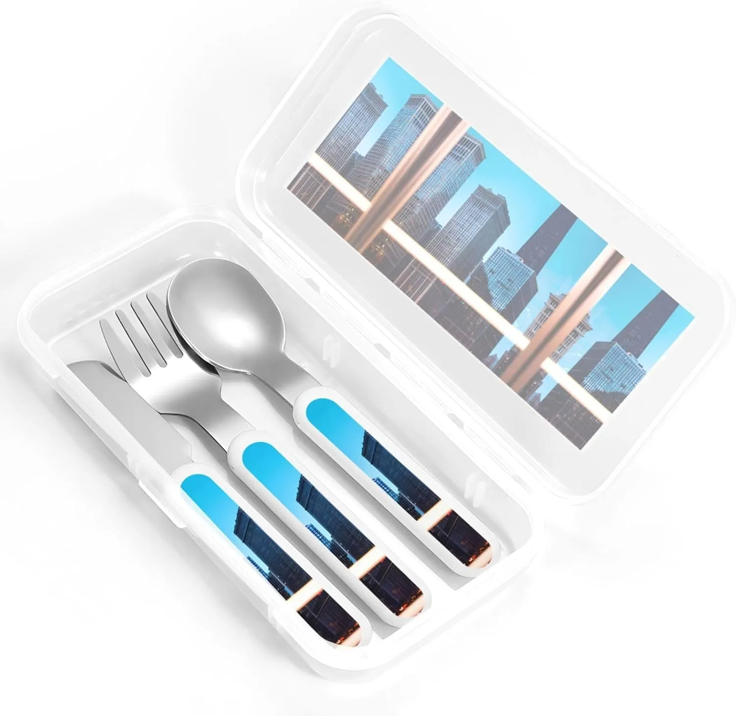 Chicago Reflect Flatware 3 Pieces Set For Dinners, Stainless Steel Cutlery, Forks, Dinner Knife, Dinner Spoon