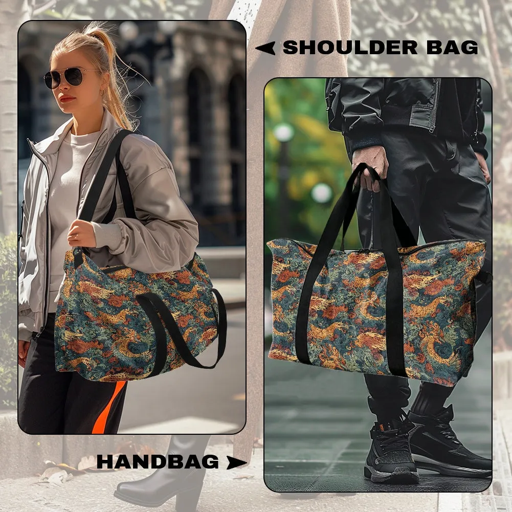 Chinese Dragon and Phoenix Lightweight luggage