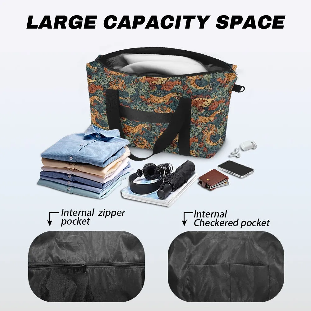 Chinese Dragon and Phoenix Lightweight luggage