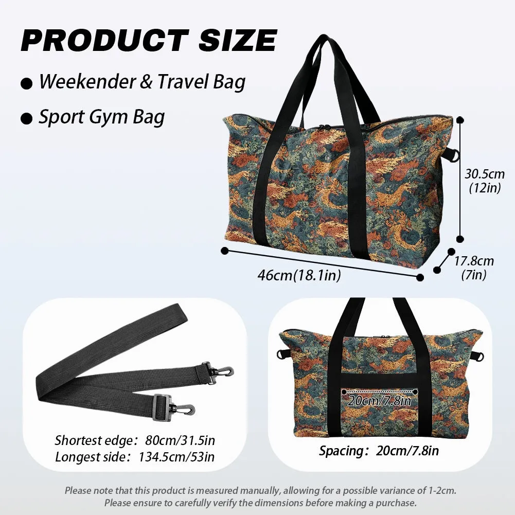 Chinese Dragon and Phoenix Lightweight luggage
