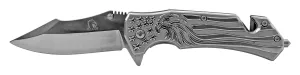 Chrome Eagle American Flag