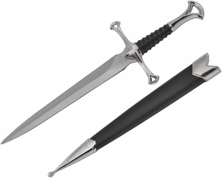 Co H-5922 Medieval Dagger with Black Scabbard, 14"