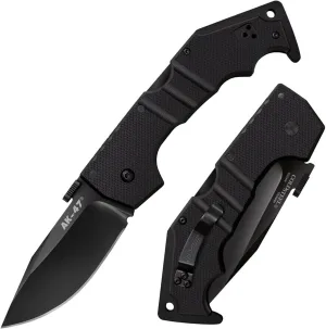 Cold Steel AK-47 3.5" S35VN Razor-Sharp Clip Point Blade 5.5" G-10 Handle Tactical Folding Knife w/Tri-Ad Lock, Ambidextrous Pocket/Belt Clip