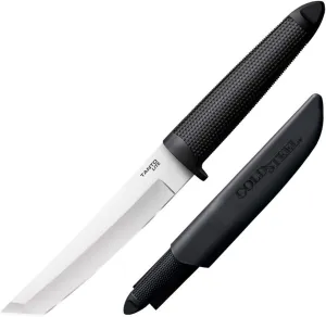 COLD STEEL Tanto Lite Durable Lightweight German 4116 Stainless Steel 6" Fixed Blade Outdoor Hunting Utility Knife, Non-Slip Kray-Ex Handle, Secure-Ex Sheath