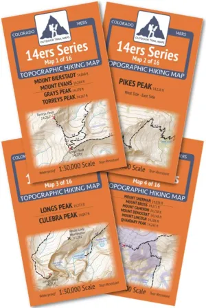 Colorado 14ers Series Front-Tenmile-Mosquito Range Map Pack