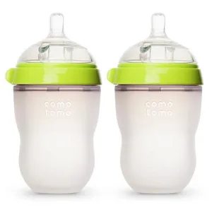 Como Tomo Baby Bottle, Double - 8oz Green