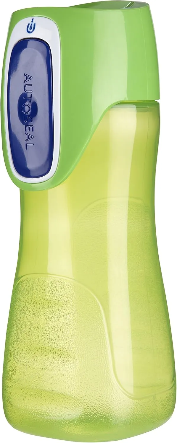 Contigo AUTOSEAL Trekker Kids Water Bottles, 14 oz., 2-Pack, Granny Smith and Nautical