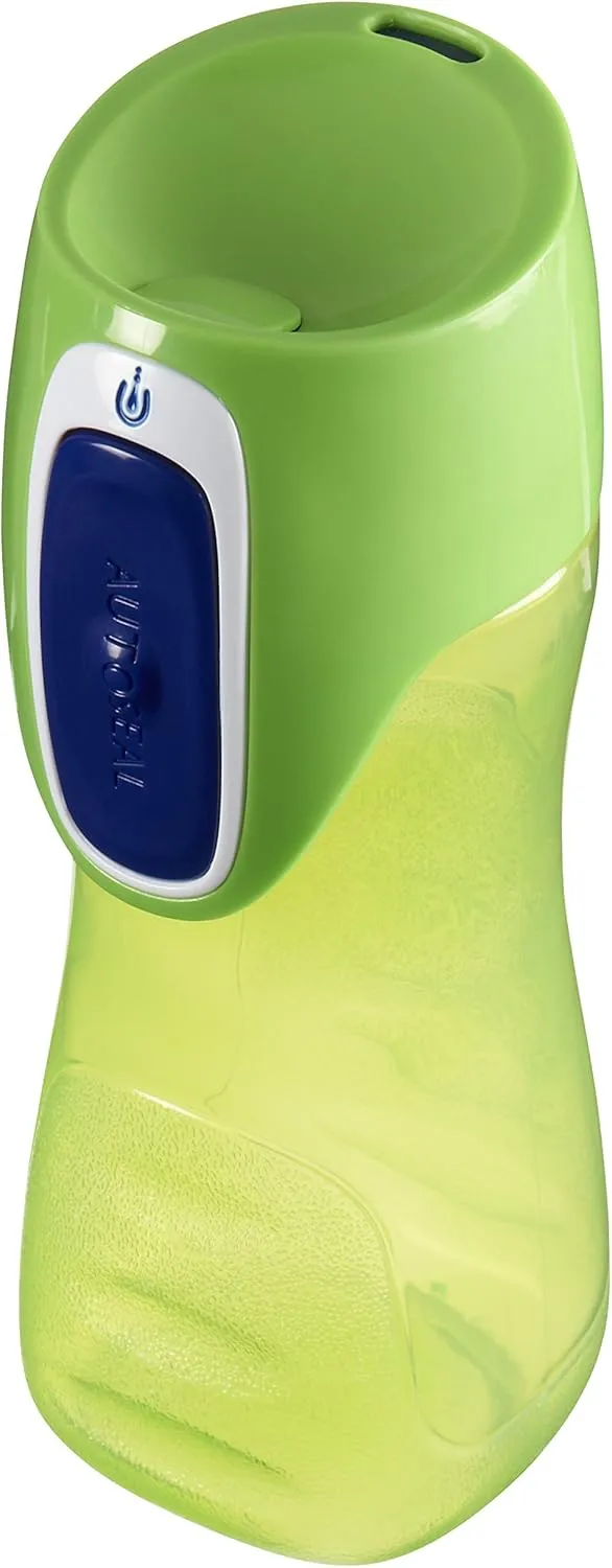 Contigo AUTOSEAL Trekker Kids Water Bottles, 14 oz., 2-Pack, Granny Smith and Nautical